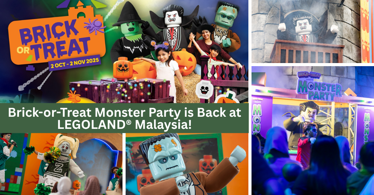 Spooktacular Fun Awaits at LEGOLAND® Malaysia’s Brick-or-Treat Monster Party 2025