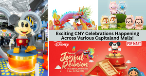 CapitaLand Ushers In The Year Of The Dragon With Lunar New Year Celebrations Islandwide | Refreshed POP MART Installations, An Animated Light Art Installation, Exclusive Shopping Rewards And More!