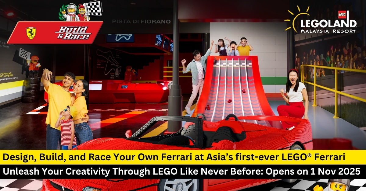 Asia’s First LEGO Ferrari Attraction Opens at LEGOLAND Malaysia