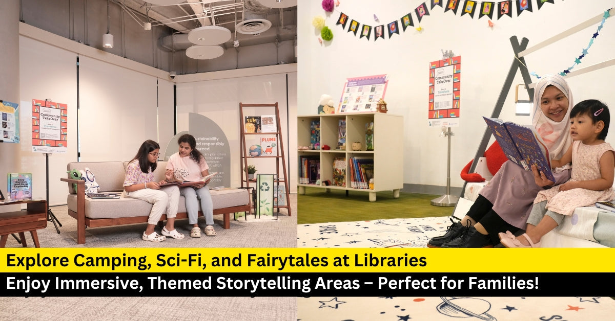 Discover Immersive Storytelling Areas: Explore Camping, Sci-Fi, and Fairytales at Libraries