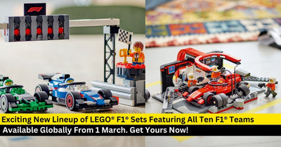 The LEGO Group and Formula 1® Unleash an Exciting New Lineup of  LEGO F1 Sets