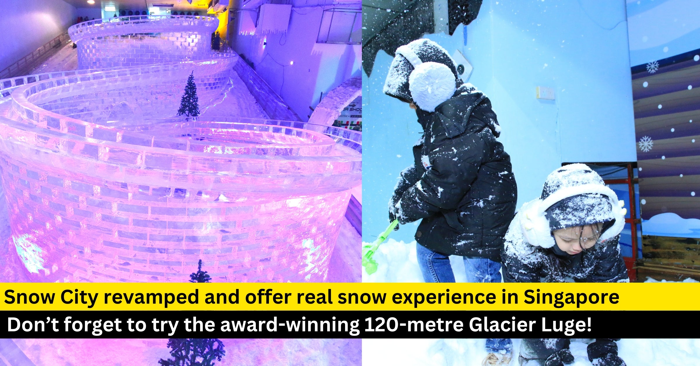 Experience Winter and Snow in Singapore at the Revamped Snow City Singapore  – BYKidO