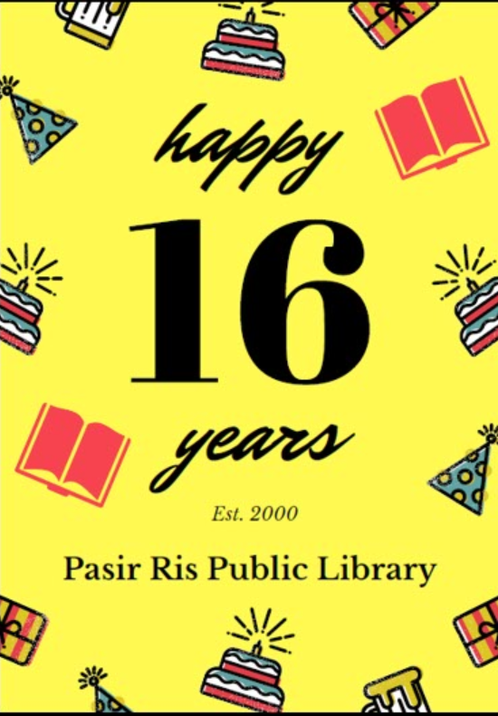 Places to go this Weekend - Pasir Ris Library Turns Sweet 16!