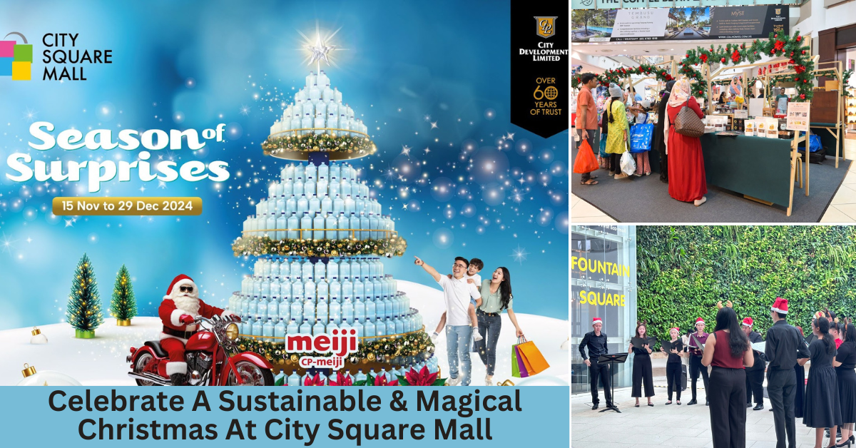 Celebrate A Sustainable And Magical Christmas At City Square Mall With An Upcycled Christmas Tree, Festive Treats, Family Fun And More!