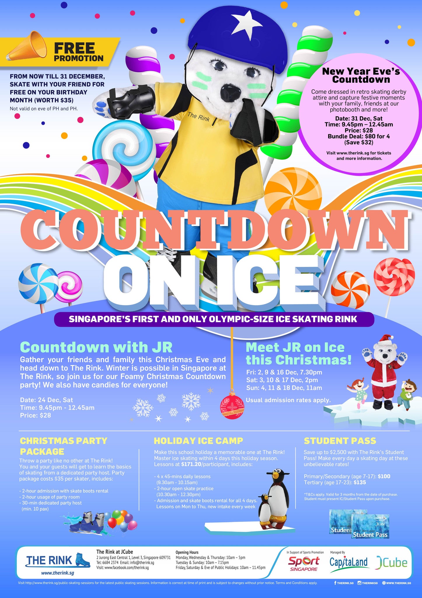 Activities to do this Weekend: New Year Countdown on Ice - BYKidO