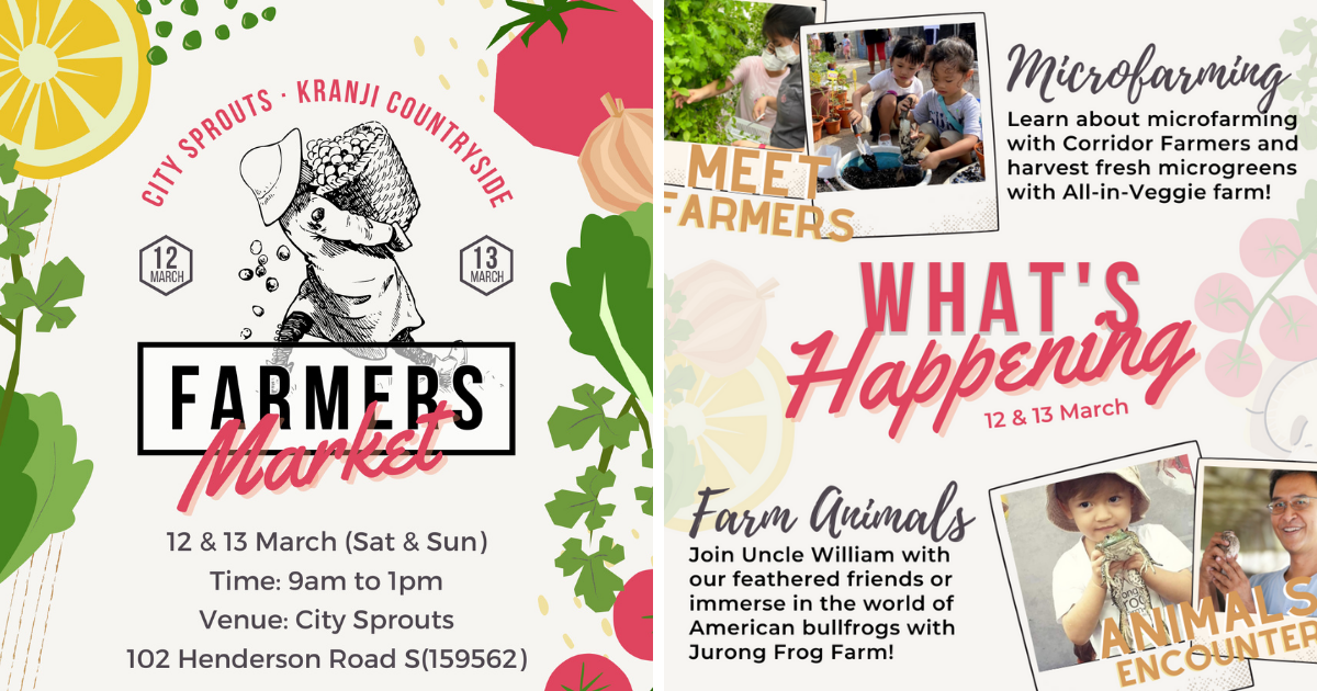 City Sprouts is Bringing Kranji Countryside Farmers Market to the City