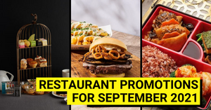Restaurant Promotions and Dining Deals in September 2021
