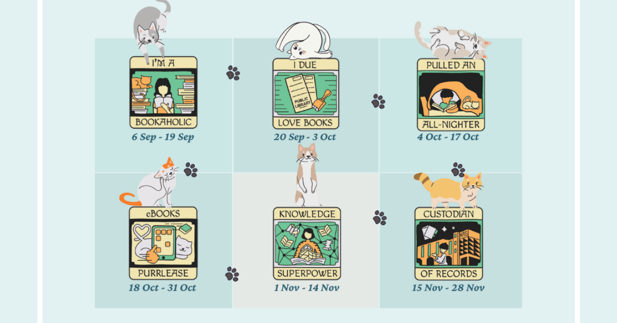 Cute Collectible Pins From The National Library Board