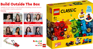 Rebuild the World with LEGO bricks and win LEGO sets too!