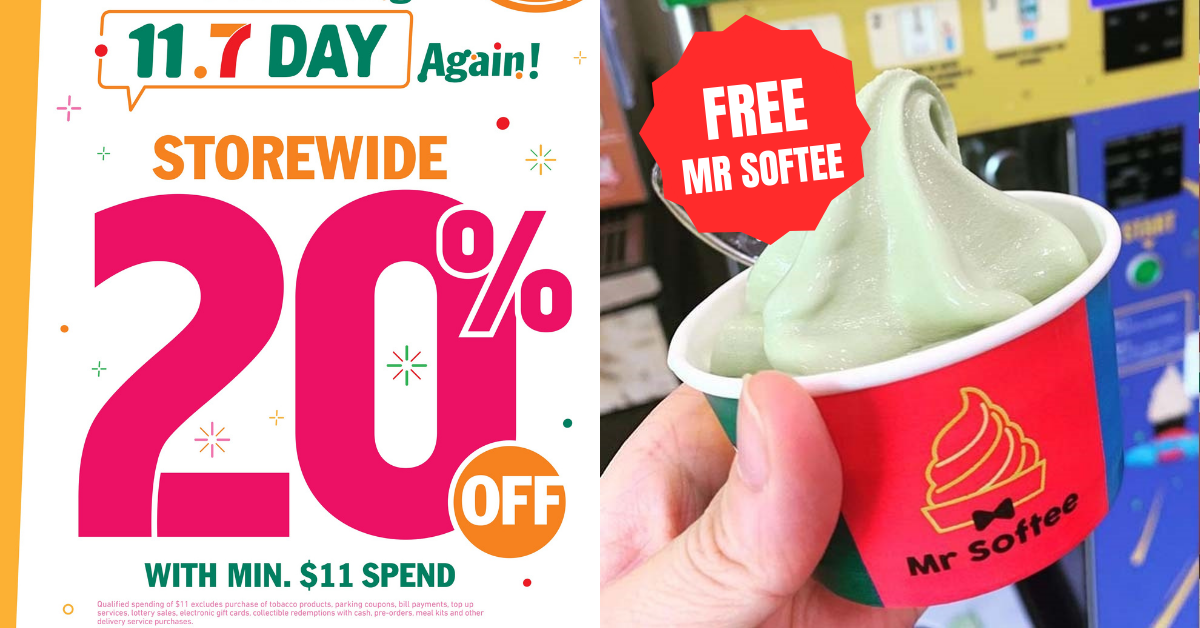 Celebrate 11.7 Day With FREE Mr. Softee, STOREWIDE 20% Off & Incredible Deals!