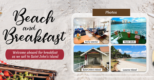 Beach & Breakfast Ferry Experience To St. John and Lazarus Island