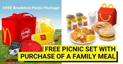 Free Limited Edition Breakfast Picnic Package Available At Selected McDonald's Outlets!