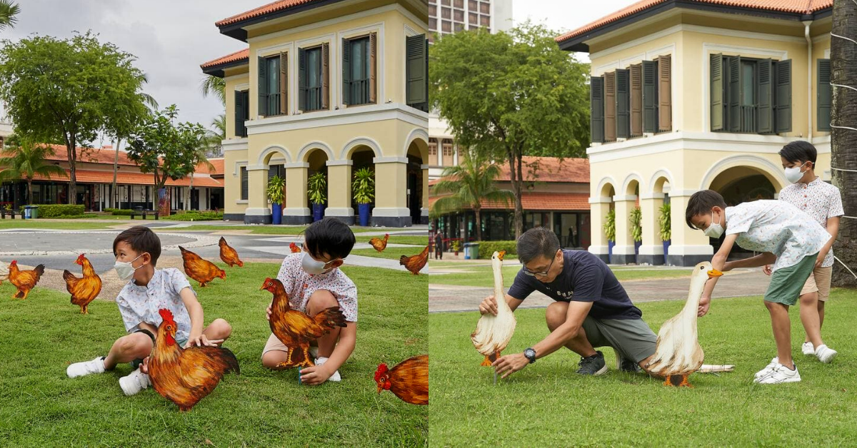 Ducks & Chickens Mural Art Display at Malay Heritage Centre - BYKidO