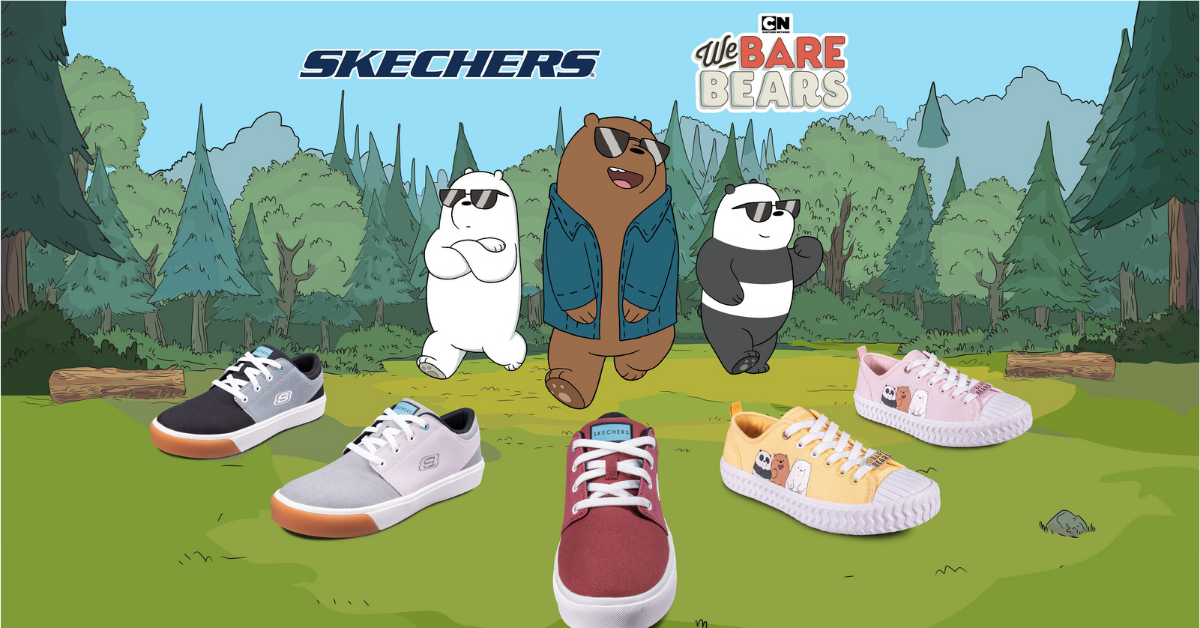 New SKECHERS X We Bare Bears Sneakers And Apparel Collection - BYKidO