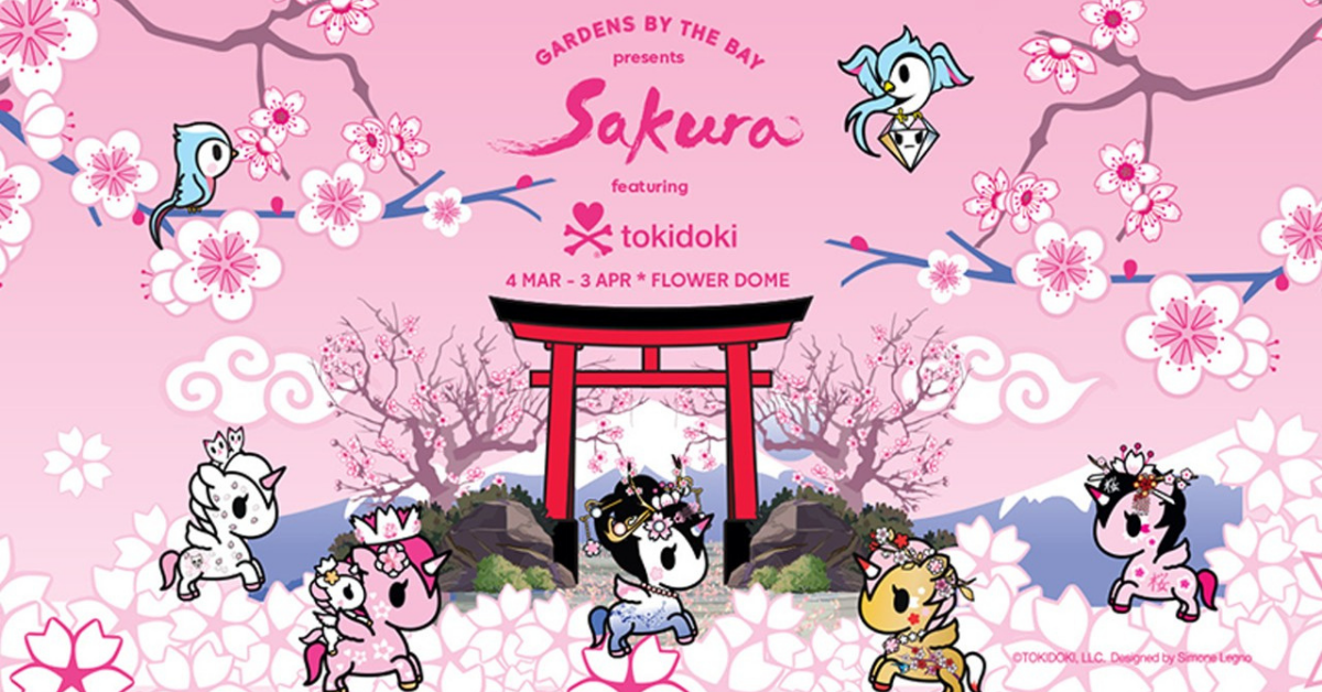 Sakura Floral Display At Gardens by the Bay To Feature tokidoki