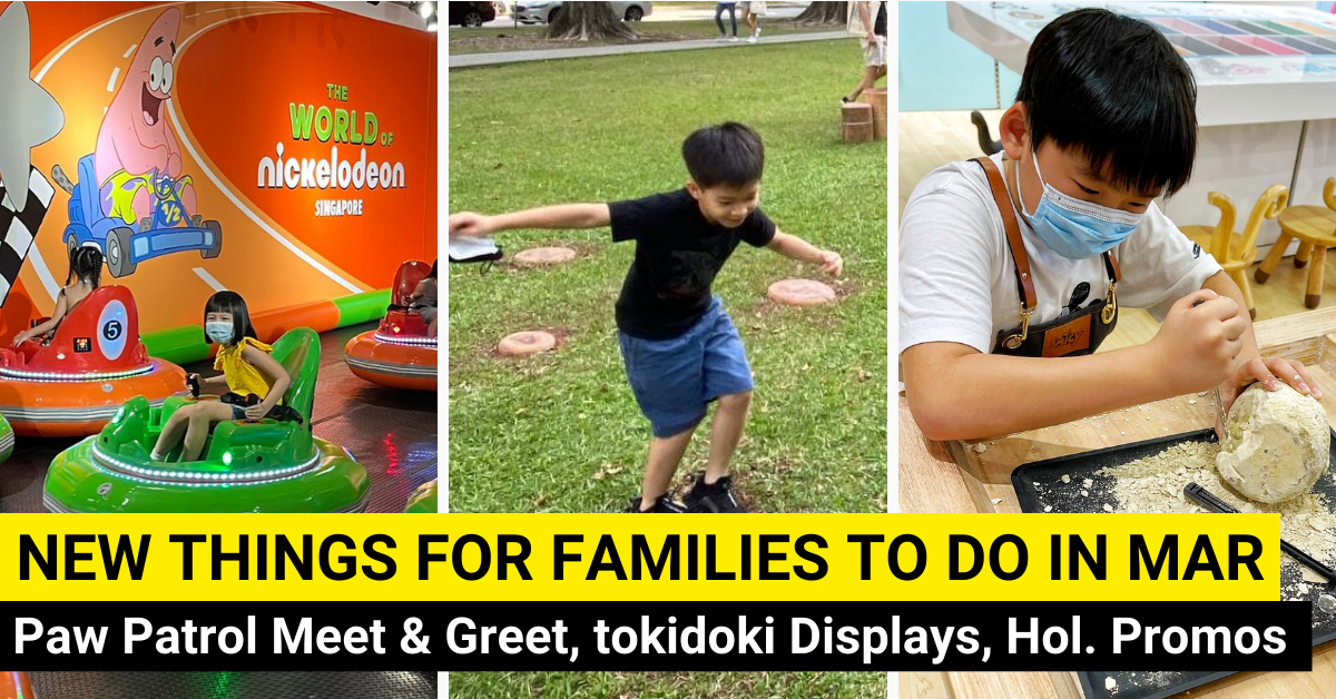 20 New Things To Do For Families In March 2022 In Singapore: Outdoor Eco-Play, Photo Hunt Contest, LEGO Exhibition and More!