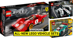 Build Your Dream Car With The All-new LEGO® Vehicle Sets