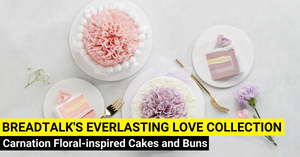 Breadtalk Launches "Carnation" Floral Cakes For Mother's Day