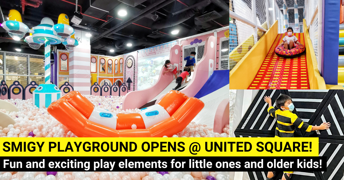 SMIGY Indoor Playground @ United Square:  Bouncy Castle, Trampoline, Ballpit and Cafe!