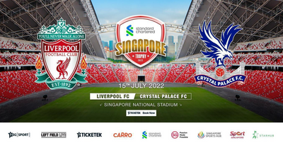 Liverpool FC and Crystal Palace FC To Play At National Stadium on 15 July 2022