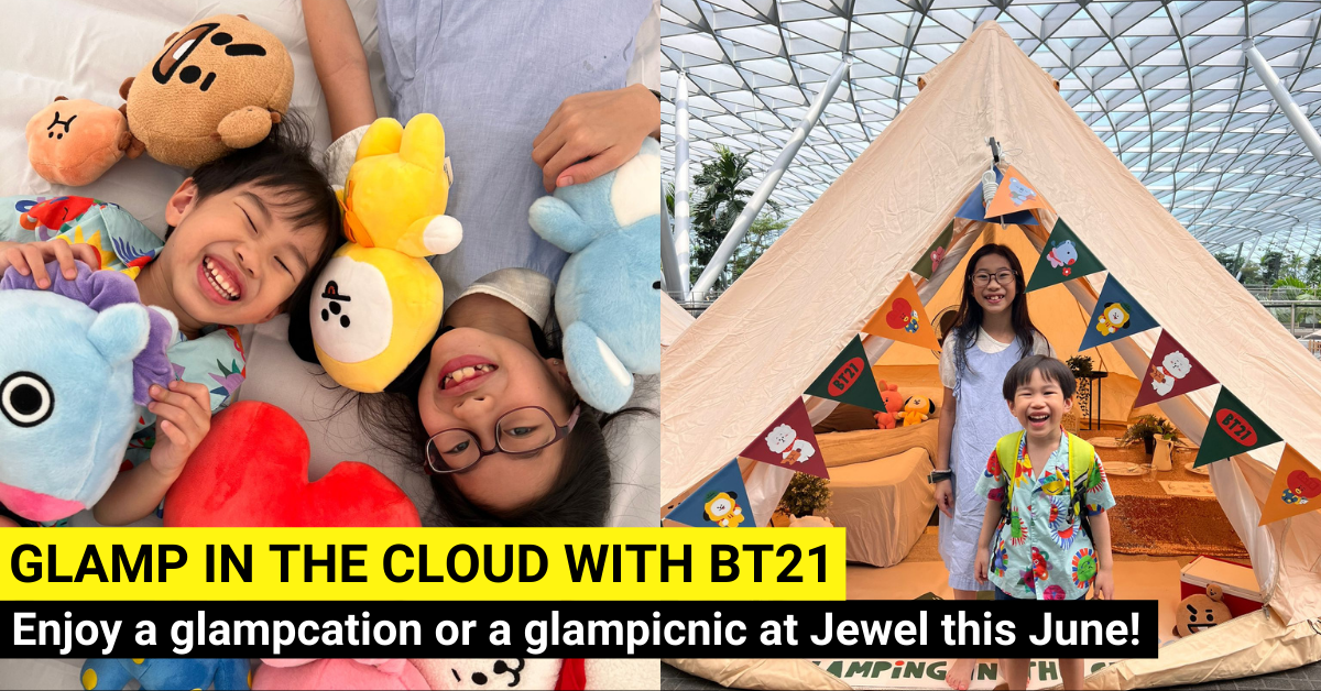 Glampcations & Glampicnics With BT21 At Jewel Changi Airport