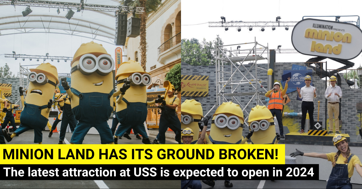 Minion Land At Universal Studios Singapore | Opening In 2024 - BYKidO