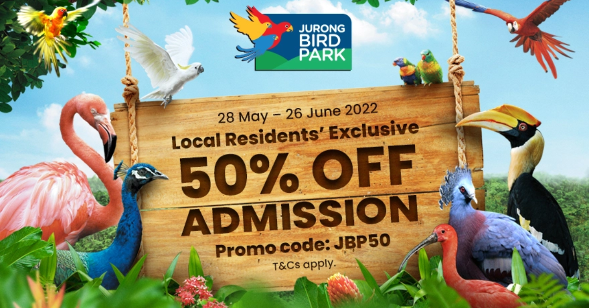 Jurong Bird Park Offering 50% Off Tickets For Local Residents Till June 26 2022