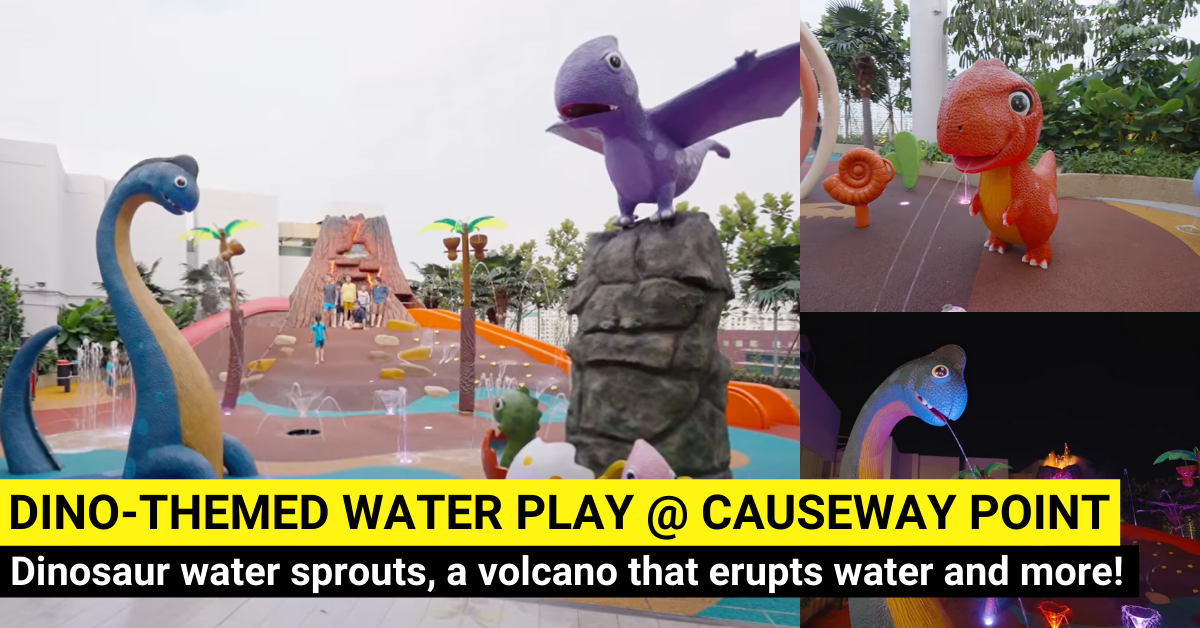 Dinosaur-themed Water Playground at Causeway Point