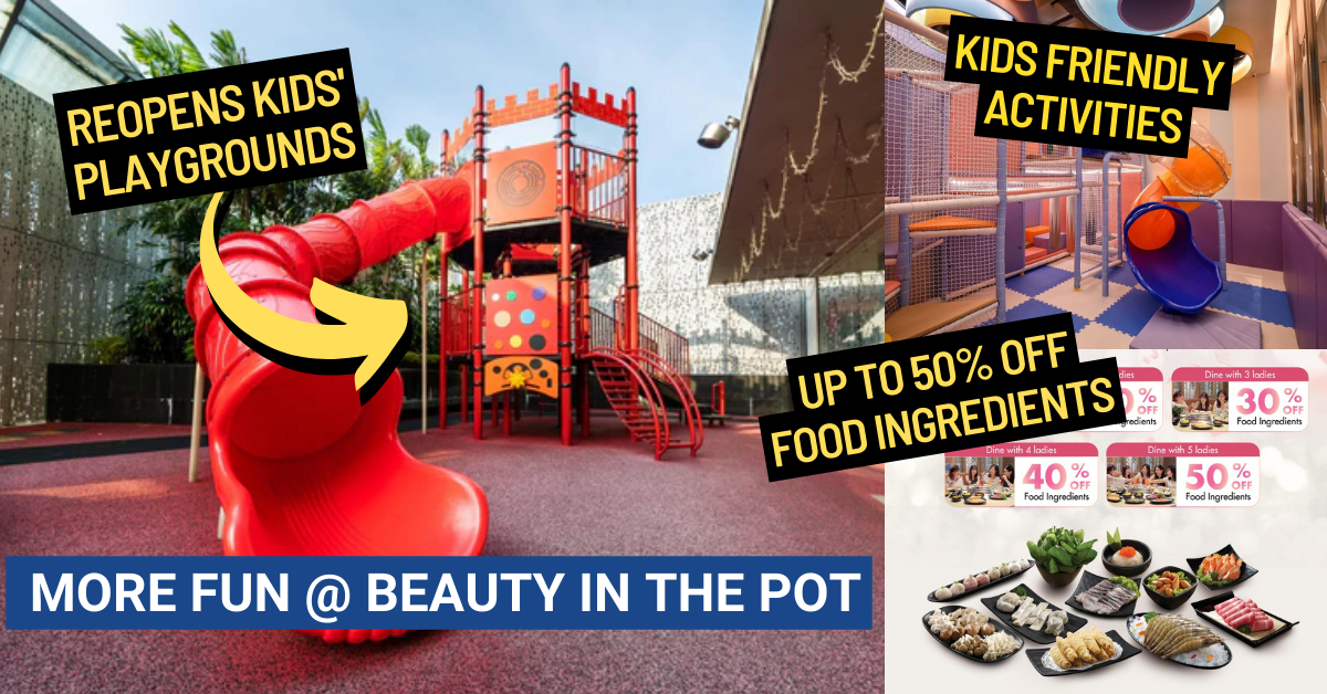 Beauty in the Pot Reopens Kids' Playground With Up To 50% Discounts For Ladies!