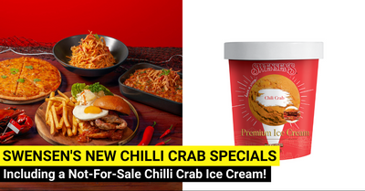 Swensen's New National Day Chilli Crab Specials Include Chilli Crab Ice Cream
