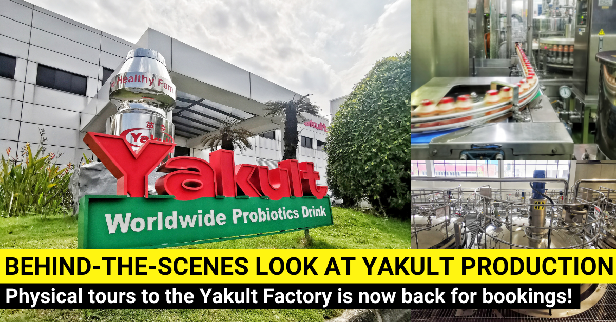 Yakult Factory Tour - Physical Tours Resumes from 10 Aug 2022!