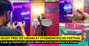 Collect FREE CoolHaus Ice Cream from #TheNewCoolSG Pop up Festival at Suntec City Mall,