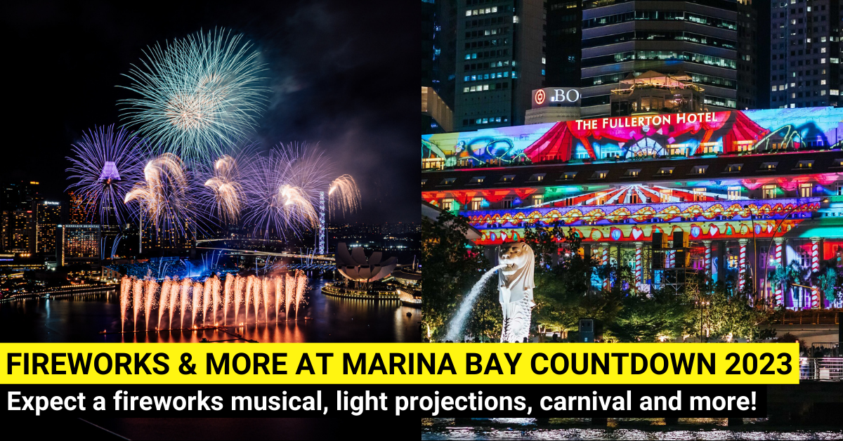 Fireworks AND More Will Be Back At Marina Bay Singapore Countdown 2023!