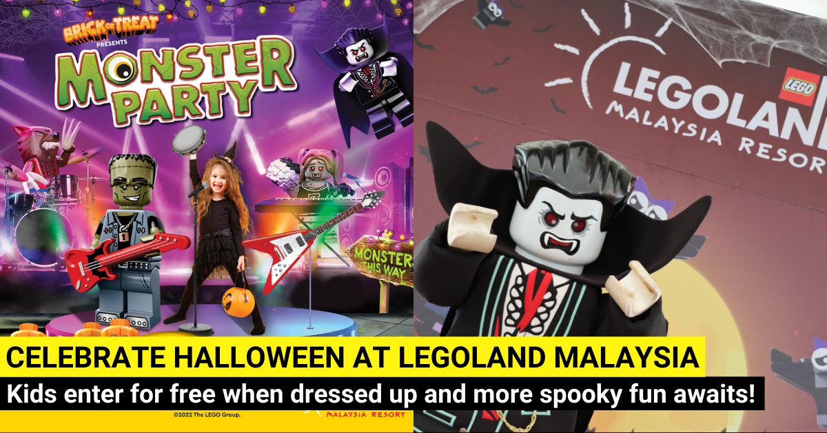 LEGOLAND Malaysia Resort’s Brick-or-Treat Halloween Monster Party - New Rides & Kids Enter Free