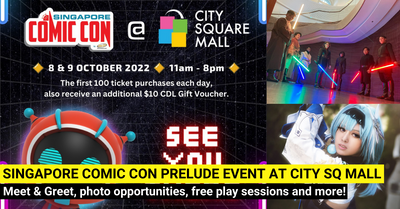 Sneak Peek of Singapore Comic Con 2022 At City Square Mall