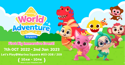 Pinkfong World Adventure - A Baby Shark-themed Indoor Play Pop-Up Opening At Marina Square From 7 Oct 2022