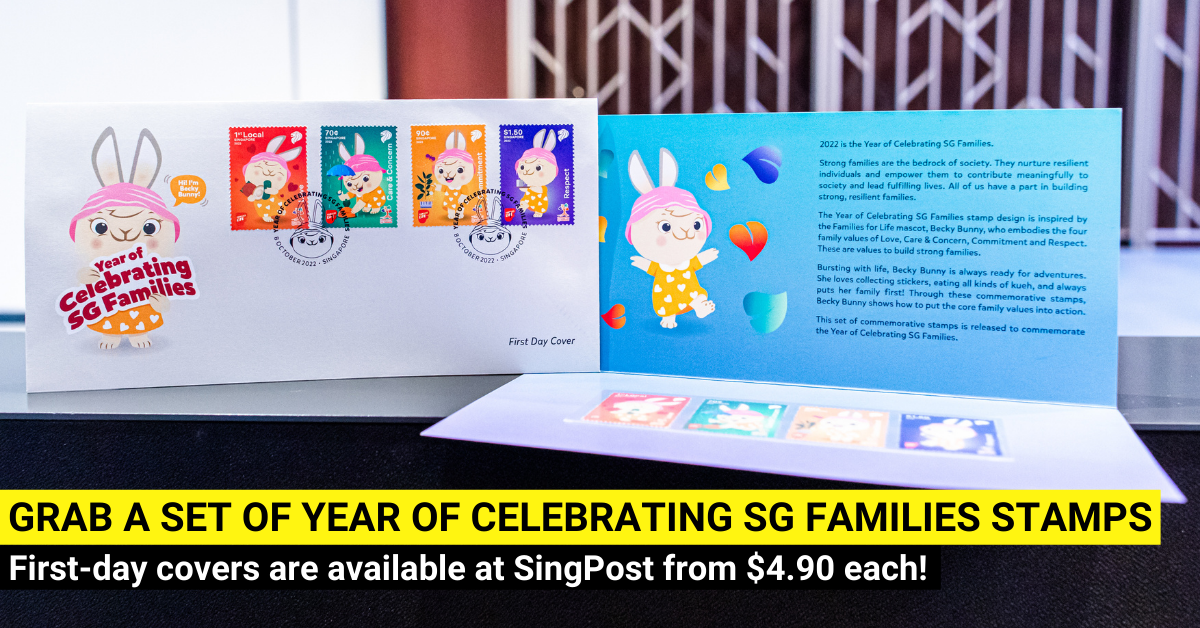 Ministry of Social and Family Development and SingPost Launches Year of Celebrating SG Families Commemorative Stamp Set