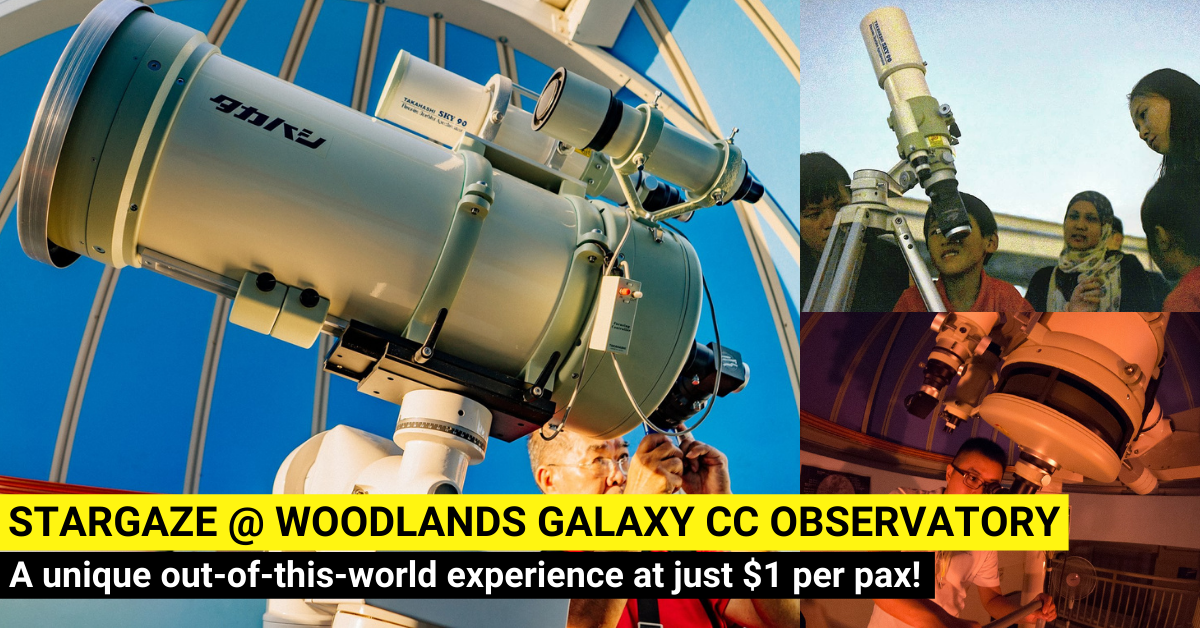 Woodlands Galaxy CC Observatory Reopens On 7 Oct - Stargaze For Just $1