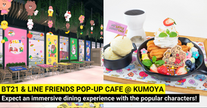 LINE FRIENDS & BT21 Pop-up Café At Kumoya To Start From 21 Oct 2022