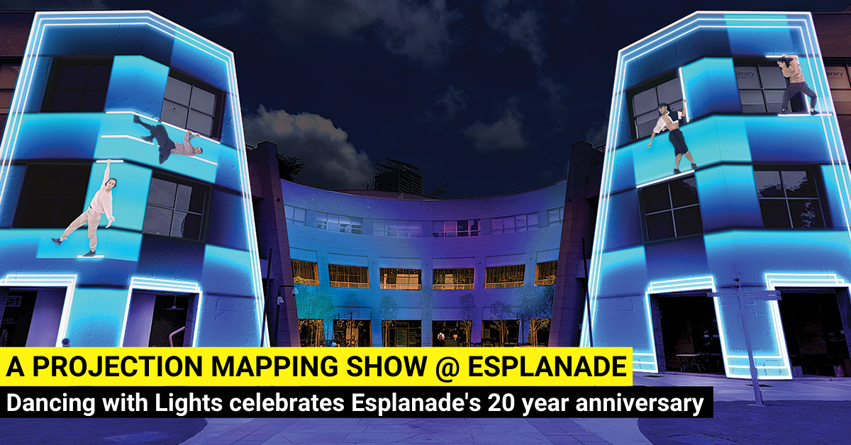 Catch Esplanade's First-ever Project Mapping Show - Dancing With Lights