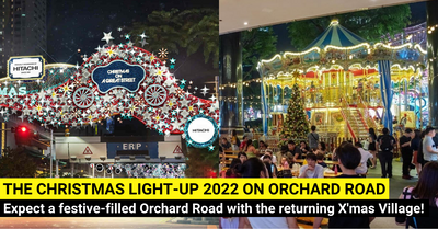 Orchard Road Christmas Light-Up Begins 12 Nov With 3D Projections & Christmas Village