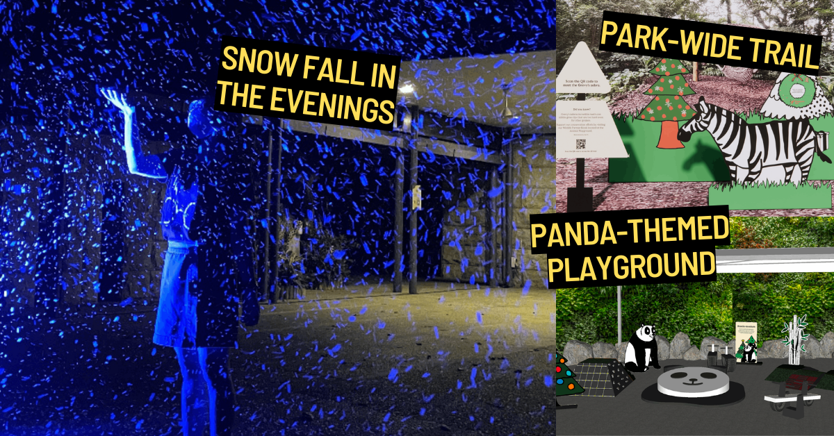 Festive Wild-erland, Celebrates The Black & White Animals of Singapore Zoo, River Wonders and Night Safari