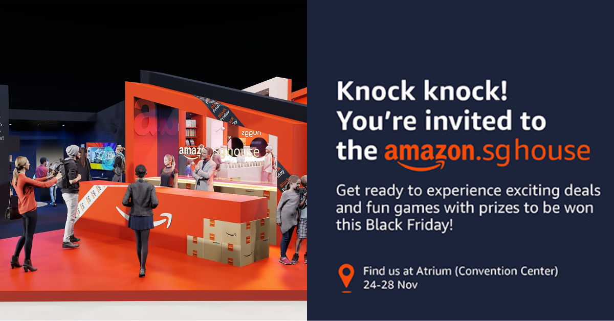 Visit the Amazon.sg House to Enjoy Sweet Deals and Surprise Prizes