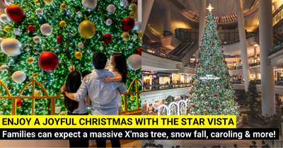 Over 20m-Tall Christmas Tree with Snowfall And Caroling At The Star Vista To Celebrate Christmas!