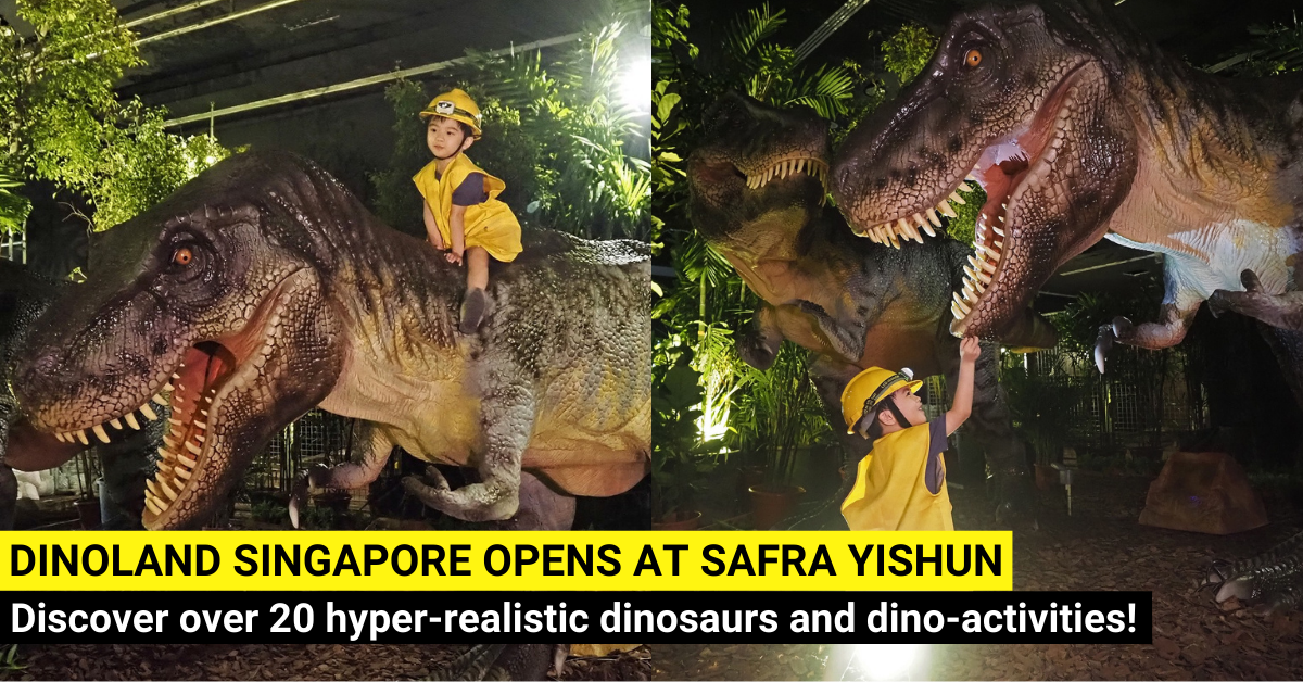 Dinoland Singapore - The Largest Indoor LIVE Forest With Dinosaurs at SAFRA Yishun