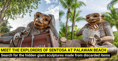 Discover A Hidden Family Of Giants At Sentosa To Challenge The Idea Of Trash