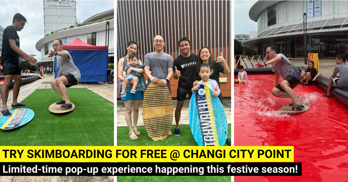 Try Skimboarding For Free @ Changi City Point