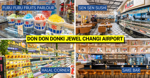 DON DON DONKI Jewel Changi Airport - Aviation-themed Outlet  with a Halal Corner