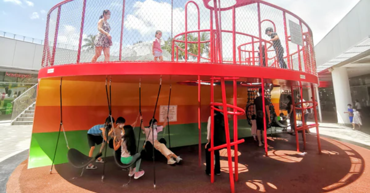 VivoCity Play Court - Playground With Wet and Dry Play! - BYKidO