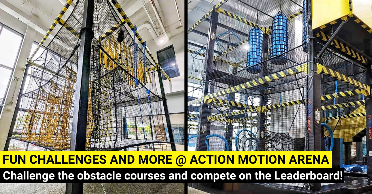Action Motion Arena at HomeTeamNS Bedok Reservoir - A Gamified Challenge for Families and Friends